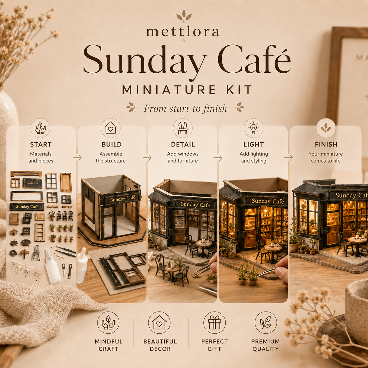 Sunday Café Miniature Kit
