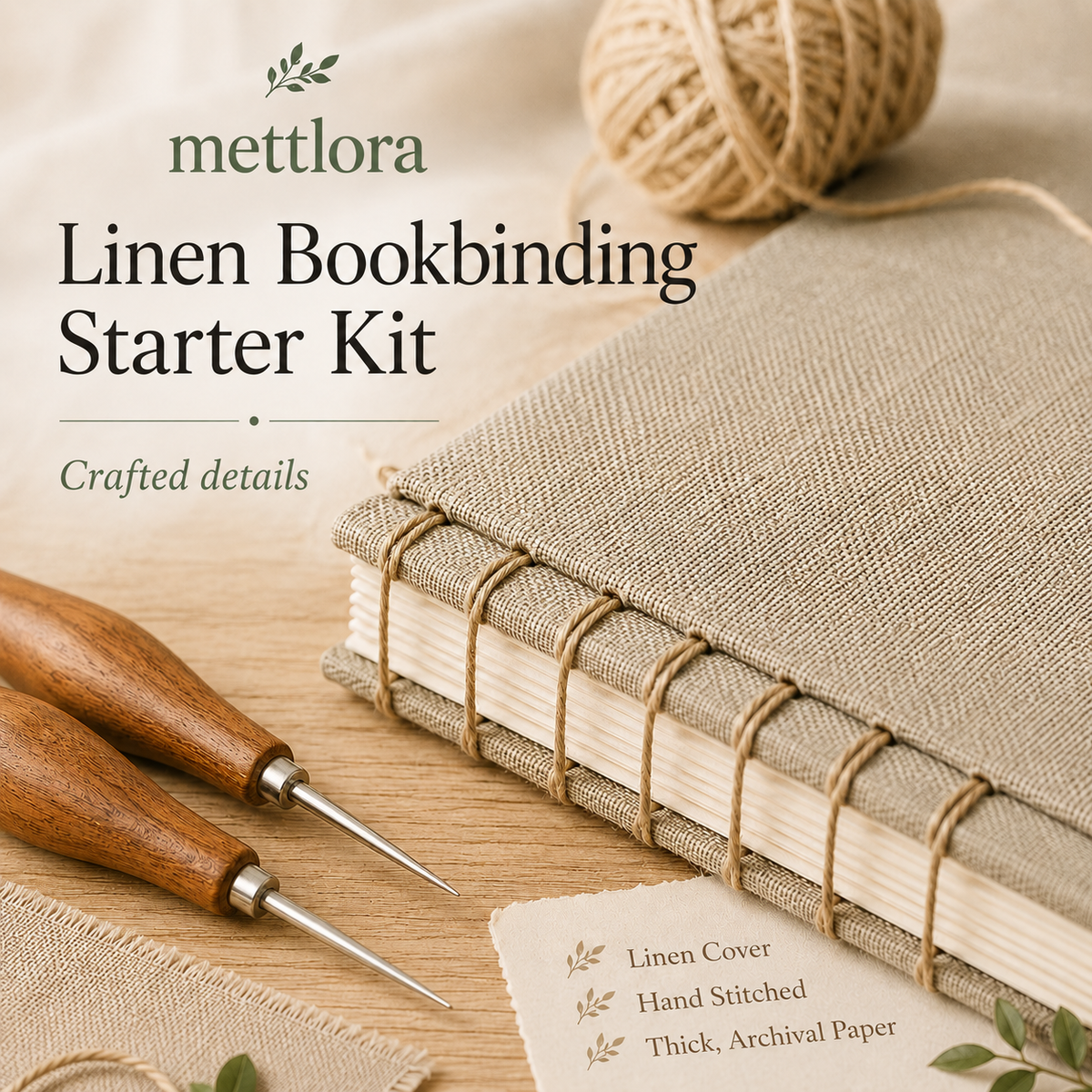 Linen Bookbinding Starter Kit
