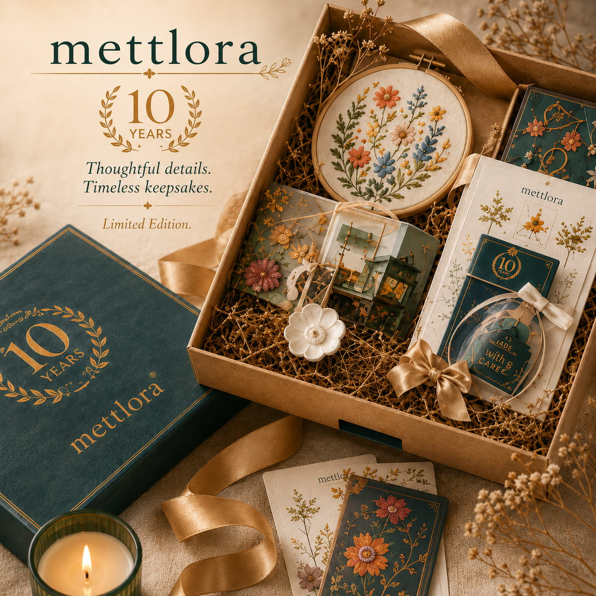 The Mettlora Ten — Anniversary Maker’s Keepsake Box