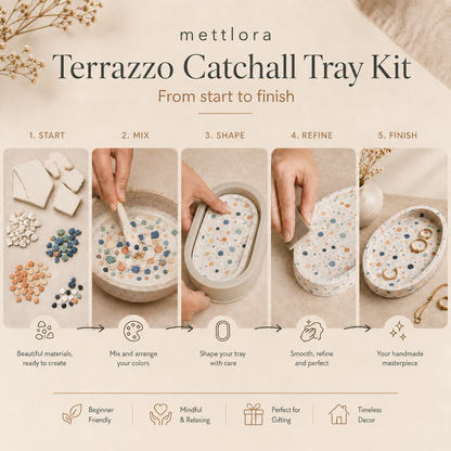 Terrazzo Catchall Tray Kit