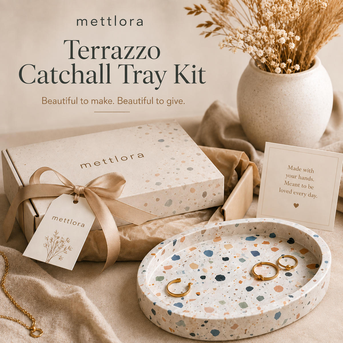Terrazzo Catchall Tray Kit