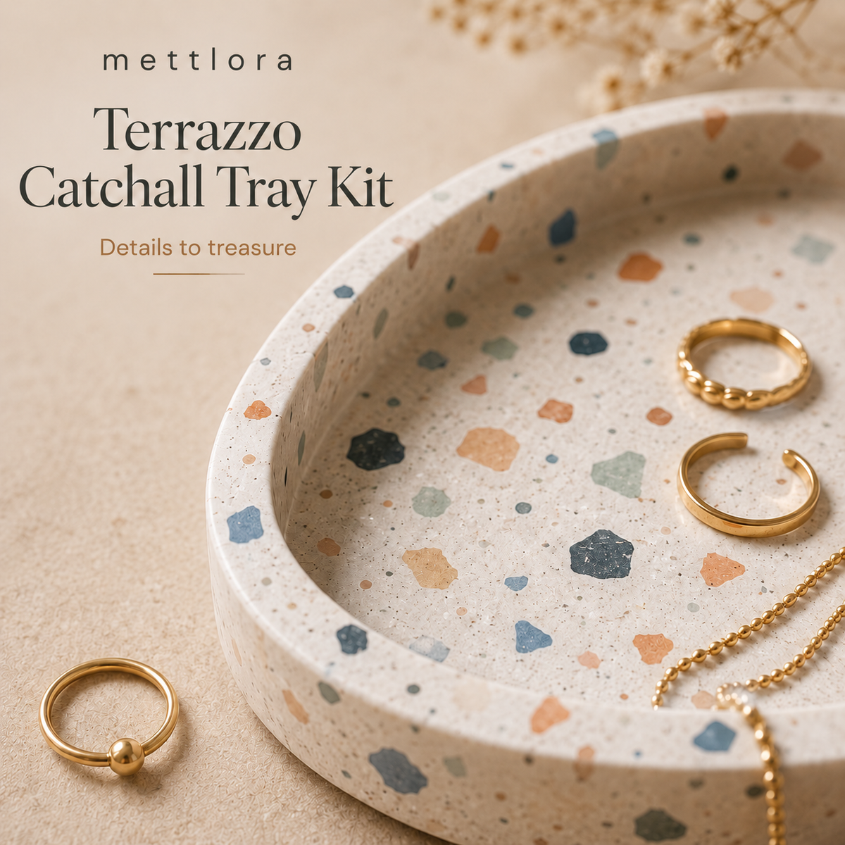 Terrazzo Catchall Tray Kit