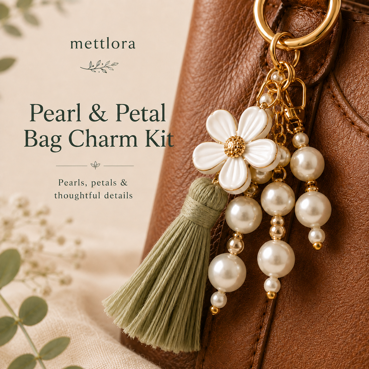 Pearl & Petal Bag Charm Kit