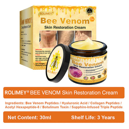 🔥Official Brand Shop丨Rolimey® Bee venom Pro Comprehensive Cream—Tightening for Skin Types